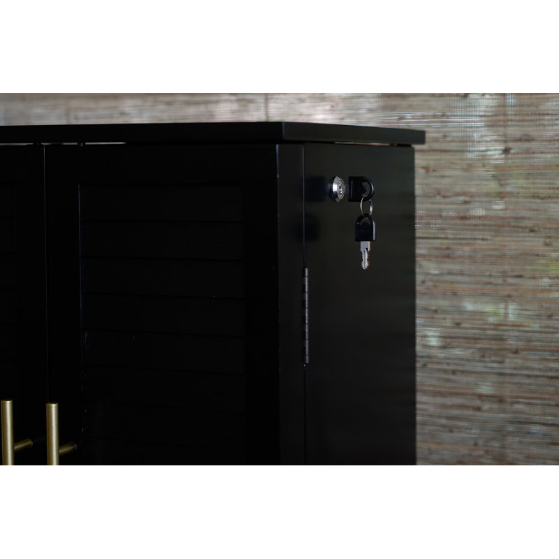 Red Barrel Studio® Harwant Jewelry Armoire with Mirror